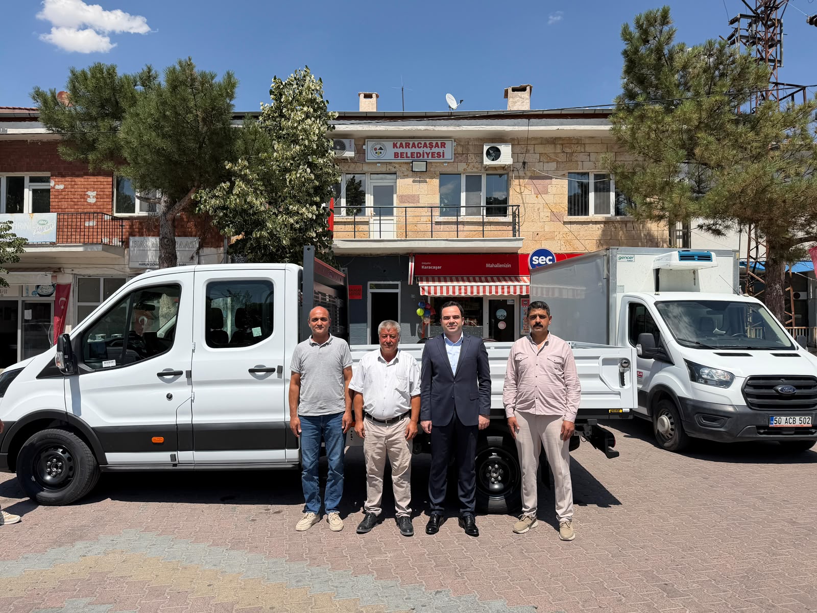 Karacaşar Belediyesi Araç filosunu güçlendiriyor.